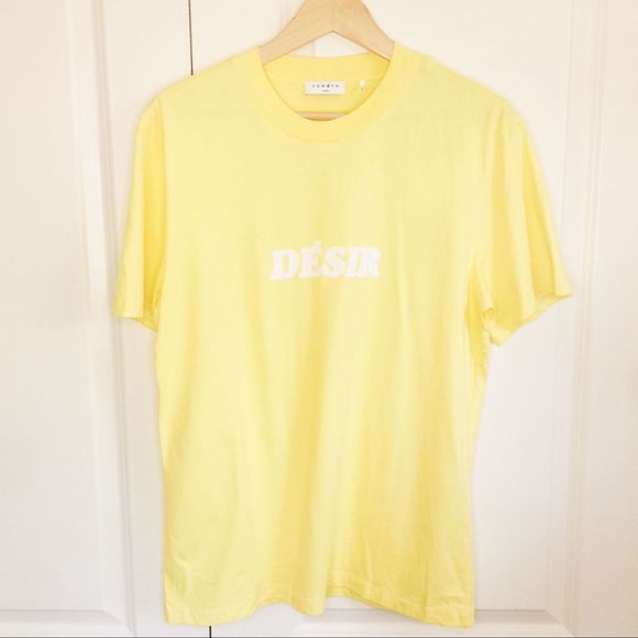 Sandro Other - Sandro Paris NWT Men’s Désir Yellow Tee Shirt L